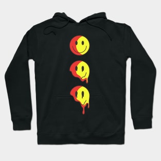 Melting Smiley Faces Hoodie